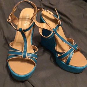 Blue wedges